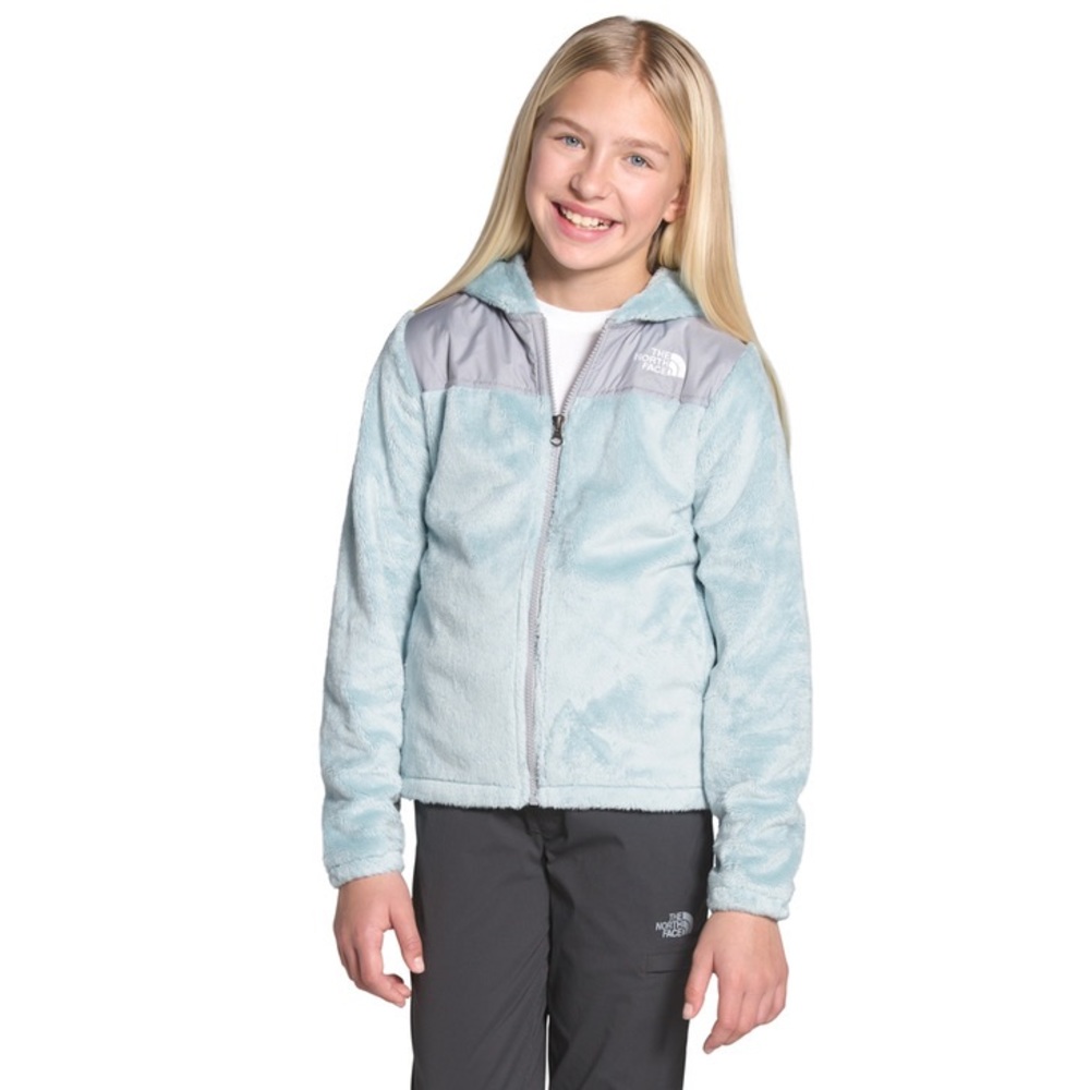 Girls North Face Jacket in Light Blue
